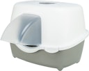 Vorschaubild Outdoor Katzentoilette Davio Top, mit Haube, 56 × 39 × 39 cm, salbei/weiß
