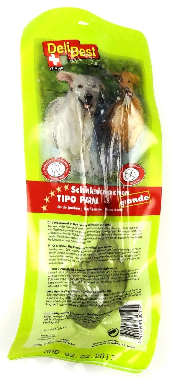 DeliBest Schinkenknochen groß Hundekauartikel