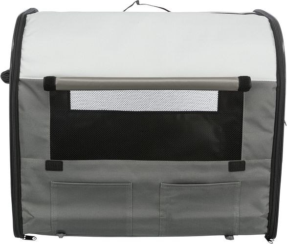 TRIXIE Hundebox Basic, dunkelgrau/hellgrau