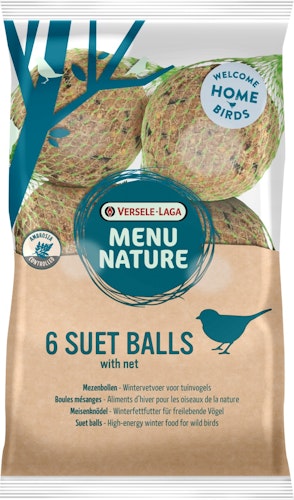 VERSELE-LAGA Menu Nature Meisenknödel in Folie 6 x 90 Gramm Wildvogelfutter
