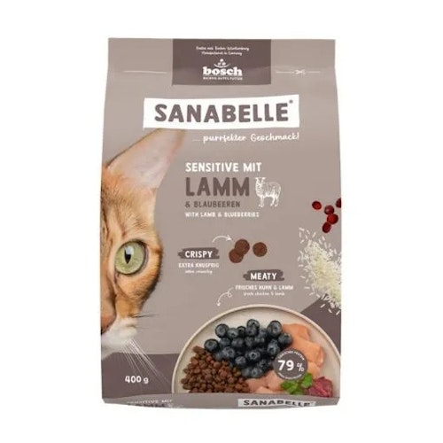 Sanabelle 1 x 400g Sensitive Lamm Katzentrockenfutter