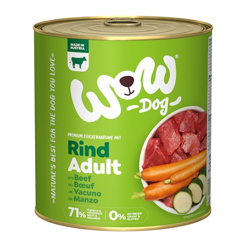 WOW Adult 800g Dose Hundenassfutter