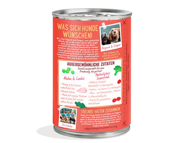 Edgard&Cooper Adult 400 Gramm Hundenassfutter