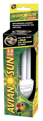 ZOO MED AvianSun 5.0 Bird UVB Compact 26 Watt