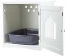 Vorschaubild TRIXIE Katzenhaus für Katzentoilette, MDF, 49 × 51 × 51 cm, weiß
