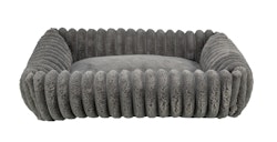 TRIXIE Bett Lonni, Cordplüsch, eckig, grau