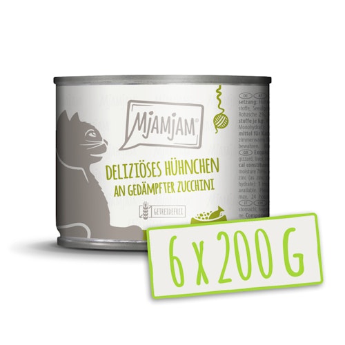 MJAMJAM 200 Gramm Katzennassfutter
