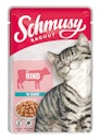 SCHMUSY Ragout Pouch in Sauce 100g Frischebeutel Katzennassfutter