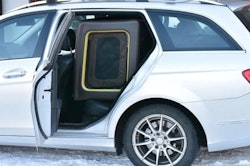 TAMI Backseat Box Hundebox mit Airbagfunktion braun