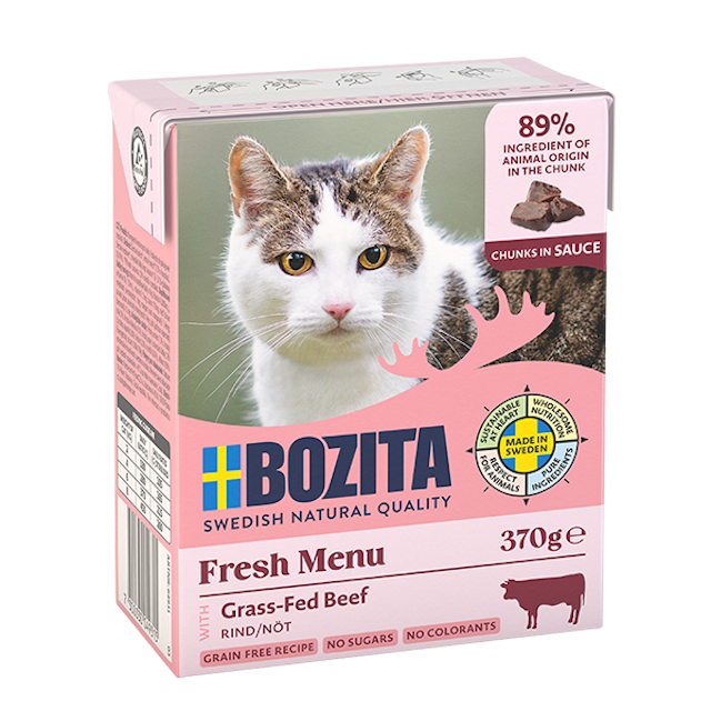Bozita Häppchen in Soße 370 Gramm KatzennassfutterVorschaubild