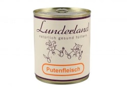 Lunderland Dose 6x800g Putenfleisch Hundenassfutter