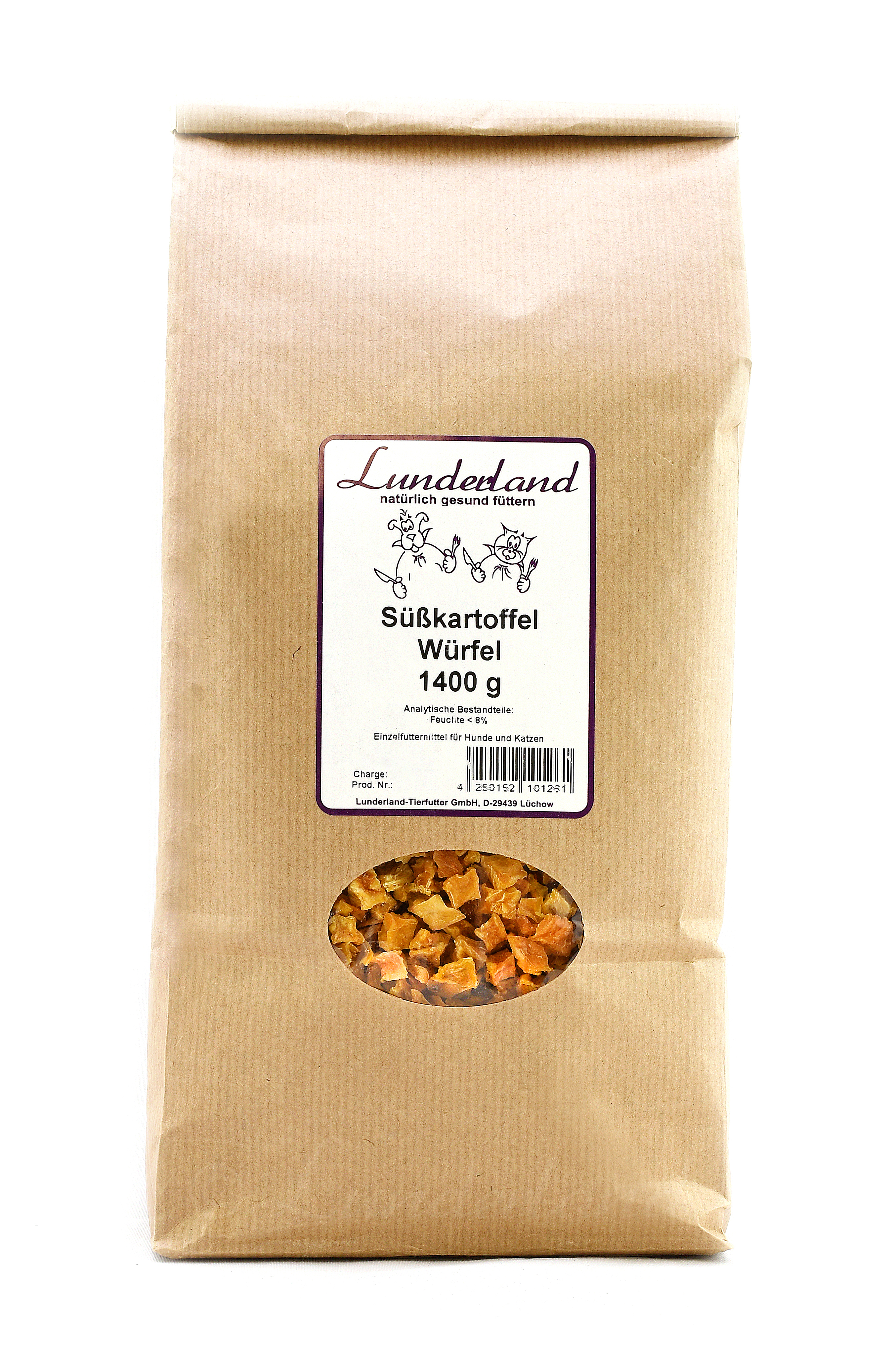Lunderland 1400g Süßkartoffel Würfel