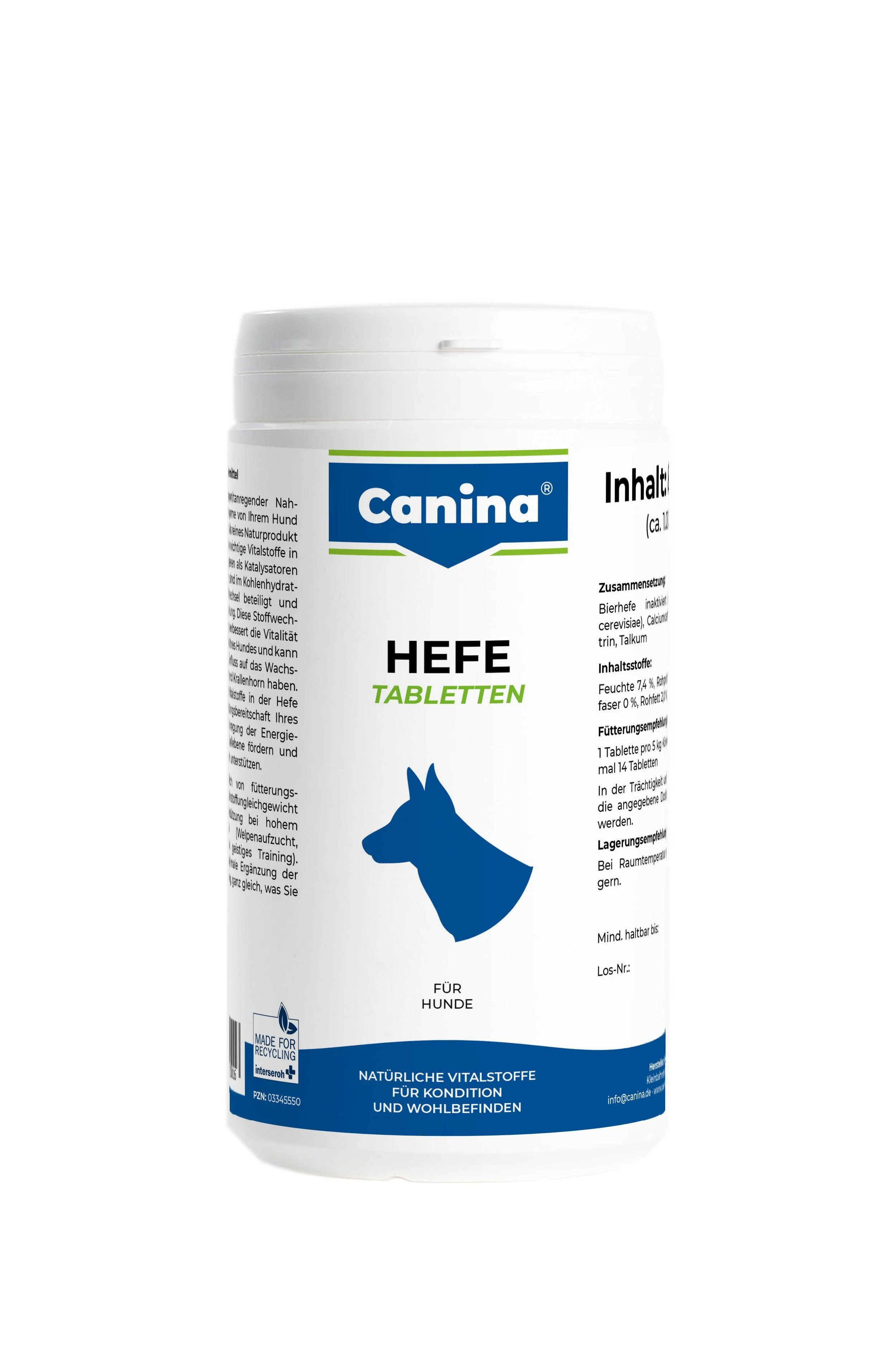 Canina Hefe Tabetten 250g 
