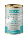 Vorschaubild grau Hund 400 Gramm Hundenassfutter