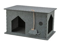 TRIXIE Höhle Lene, Filz, 54 × 30 × 35 cm, grau