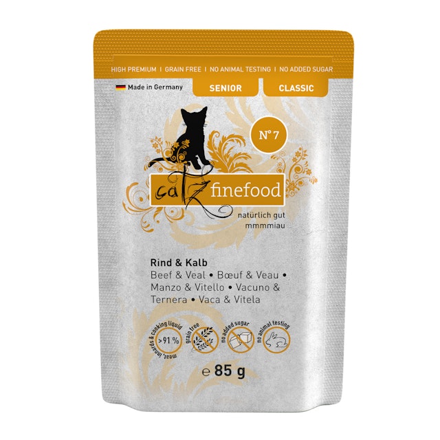 Catz finefood Senior 85 Gramm KatzennassfutterVorschaubild