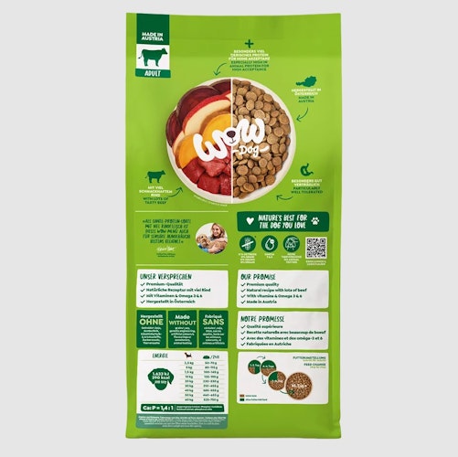 WOW Adult Rind 6kg Hundetrockenfutter