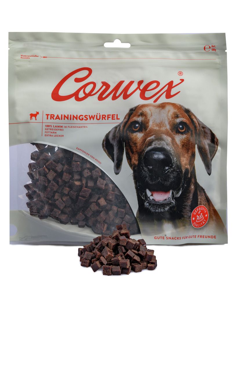 Corwex Trainingswürfel Lamm 500g Hundesnack