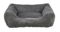 TRIXIE Vital Bett Jonna, Cordplüsch, eckig, 120 × 80 cm, dunkelgrau