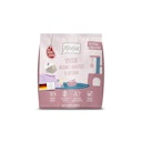 Vorschaubild Mjamjam Frisches Lachsfilet & Geflügel Senior 300g Katzentrockenfutter