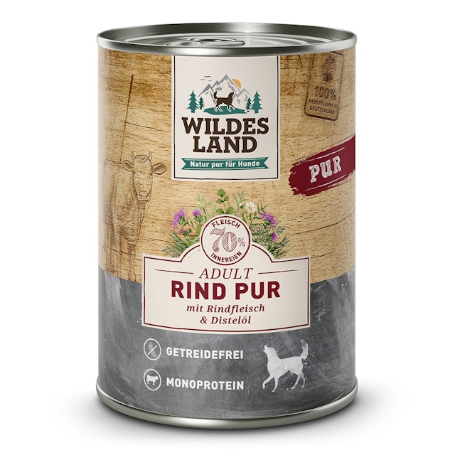 Wildes Land PUR Hundenassfutter 400gVorschaubild