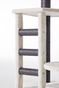Vorschaubild NOBBY Kratzbaum Classic "DONACO" cream; 48 x 48 x 116 cm