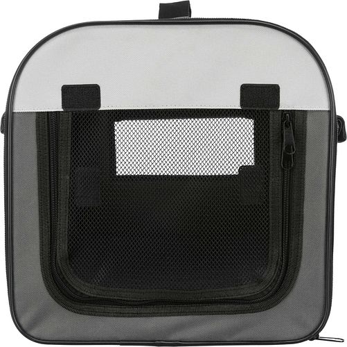 TRIXIE Hundebox Basic, dunkelgrau/hellgrau