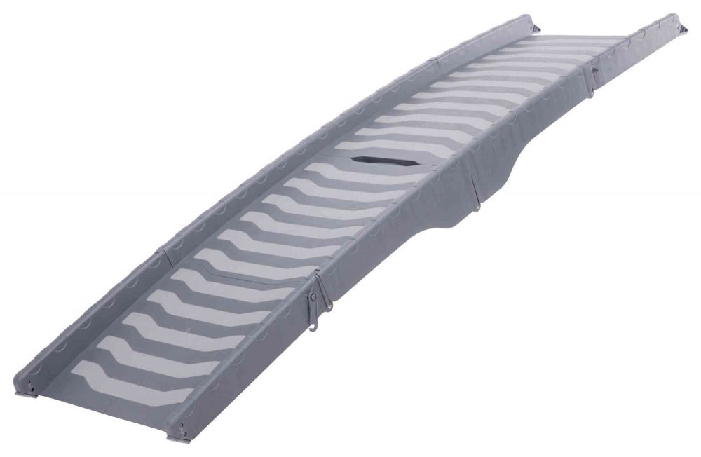 TRIXIE Hunde-Rampe 3-fach klappbar Kunststoff 39x150cm grau