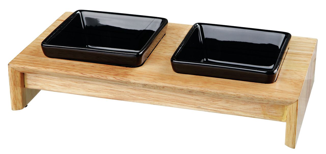 TRIXIE Napf-Set Keramik/Holz