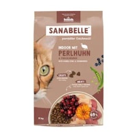 Sanabelle 1 x 8kg Indoor mit Perlhuhn Katzentrockenfutter