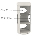 Vorschaubild TRIXIE Kratzbaum Cat Tower Gracia 85 cm lichtgrau