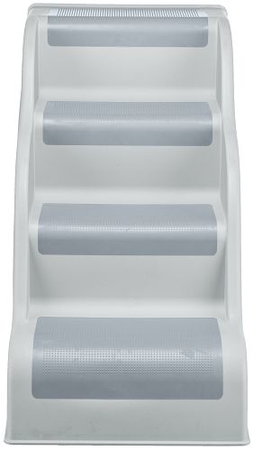 TRIXIE Treppe, Kunststoff, 38,5 × 60 × 79 cm, hellgrau