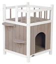Vorschaubild TRIXIE natura Cat's Home mit Balkon 45x45x65cm grau/weiß