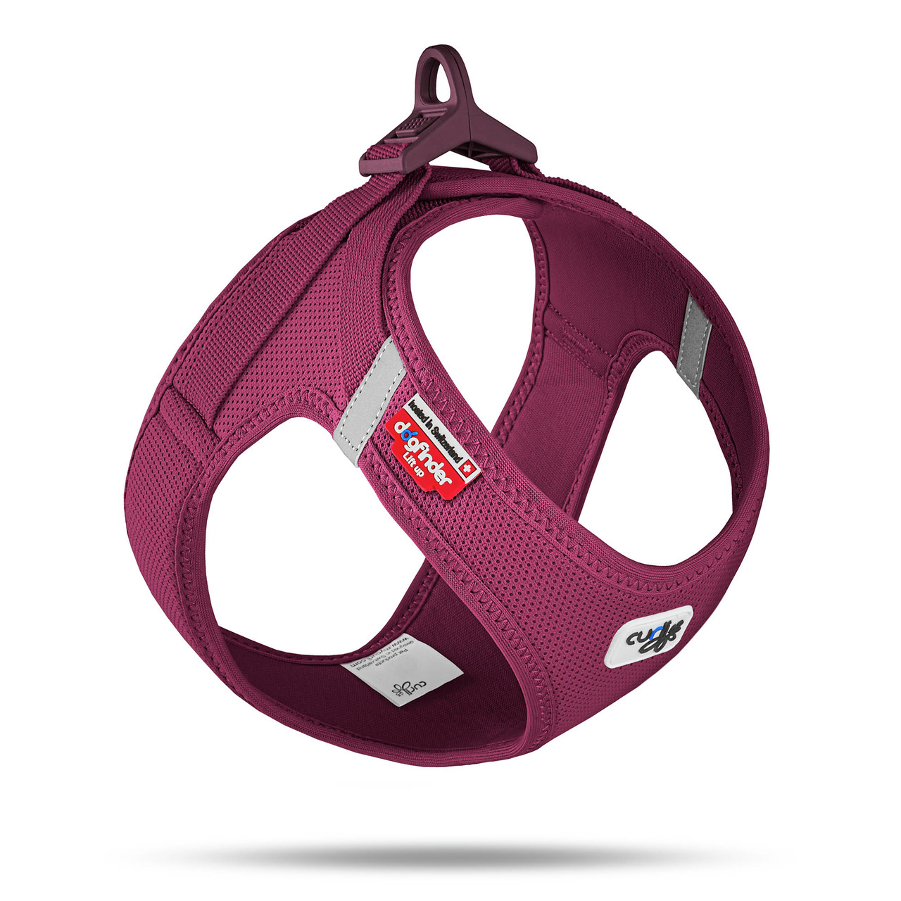 curli Clasp AirMesh Geschirr ruby Hundegeschirr