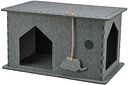 Vorschaubild TRIXIE Höhle Lene, Filz, 54 × 30 × 35 cm, grau
