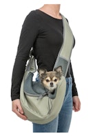 TRIXIE Fronttasche Sling, 50 × 25 × 18 cm, hellgrün