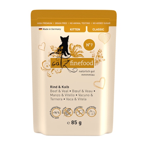 Cats finefood Kitten 85 Gramm Katzennassfutter