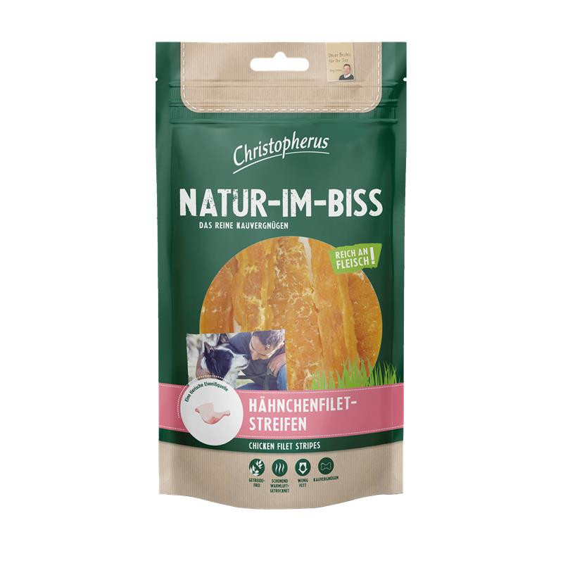 Christopherus 24 x 70g Natur-Im-Biss Hähnchenfilet
