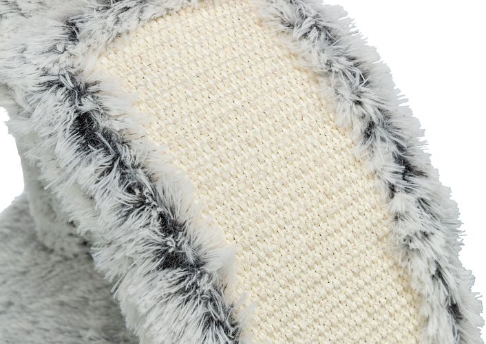 TRIXIE Kratzstamm Winnie mit Bürste, 43 cm, weiß-schwarz