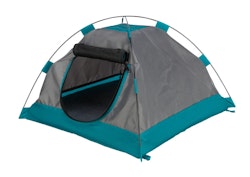 TRIXIE Zelt für Hunde, 110 × 75 × 80 cm, dunkelgrau/petrol