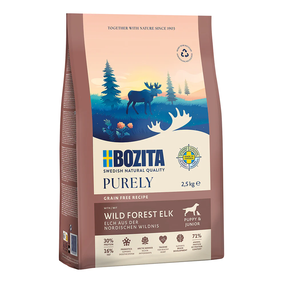 Bozita 2,5kg Purely Puppy&Junior Elch