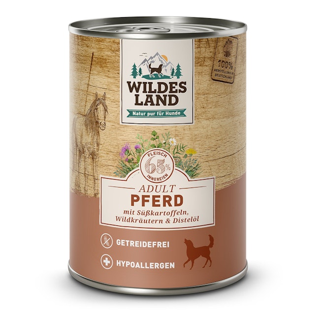 Wildes Land Hundenassfutter 400gVorschaubild