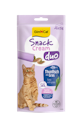 Vorschaubild GimCat SnackCream Duo Thunfisch & Gras 6x15g Katzensnack
