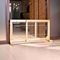TRIXIE Hunde-Absperrgitter Holz 65-108x50cm