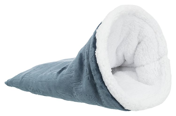 TRIXIE Kuschelsack Paul, ø 40 × 60 cm, blau/weiß