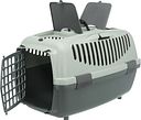 Vorschaubild TRIXIE Transportbox Capri 3, recycelt, S: 40 × 38 × 61 cm, anthrazit/grau-grün