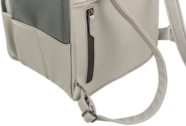 TRIXIE Rucksack CityStyle, 30 × 20 × 40 cm, hellgrau