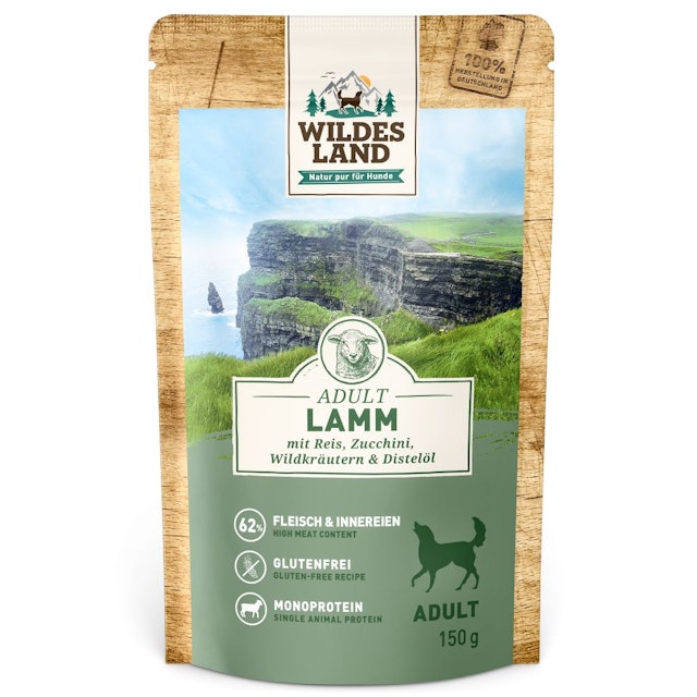 Wildes Land Hundenassfutter 150gVorschaubild