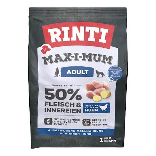 Rinti Max-i-mum 50% Adult 7 x 1kg Huhn