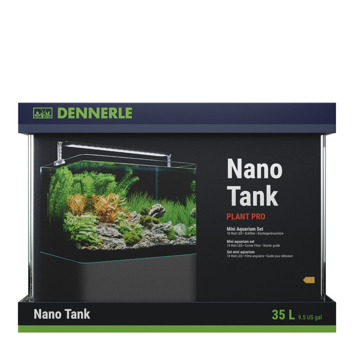 DENNERLE Nano Tank Plant Pro 35 L VK Aquarium-Set